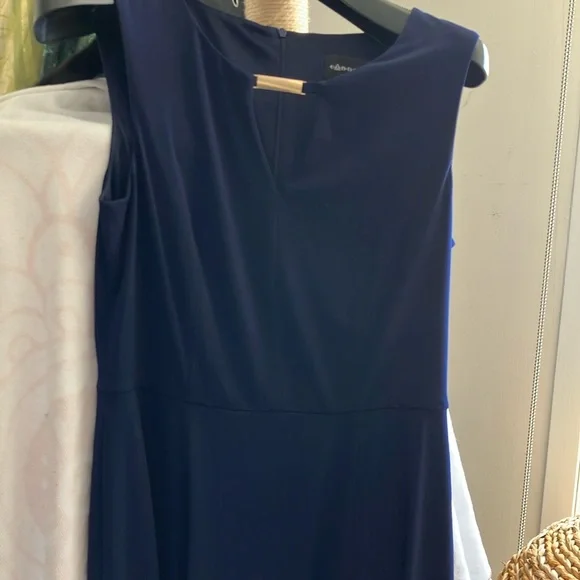 Connected Apparel Blue Dress - Picture 2 of 5